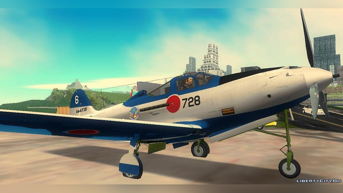 P-39N Airacobra JASDF Blue Impulse for GTA 3 - Картинка #2