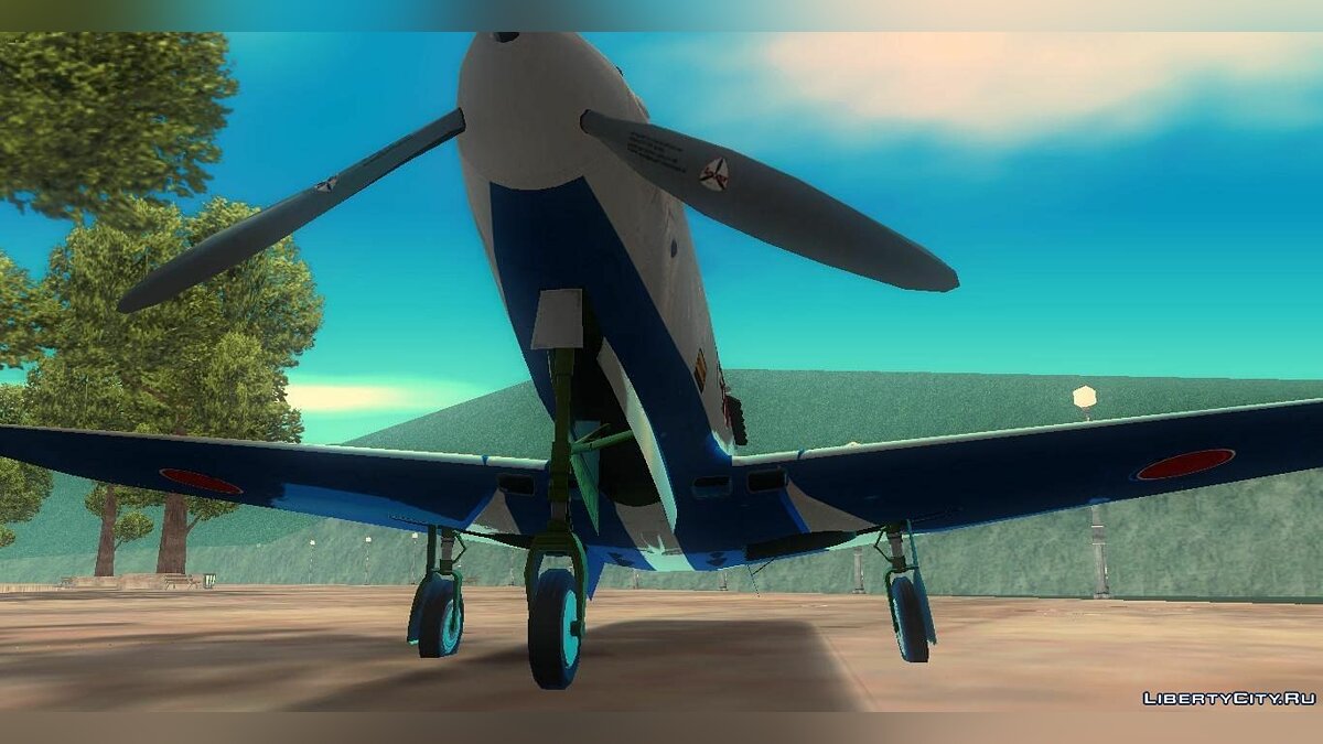 P-39N Airacobra JASDF Blue Impulse for GTA 3 - Картинка #5