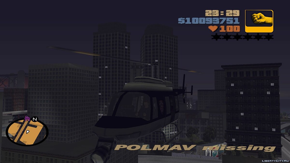Chopper и Police maveric для мода Aircrafts для GTA 3 - Картинка #1