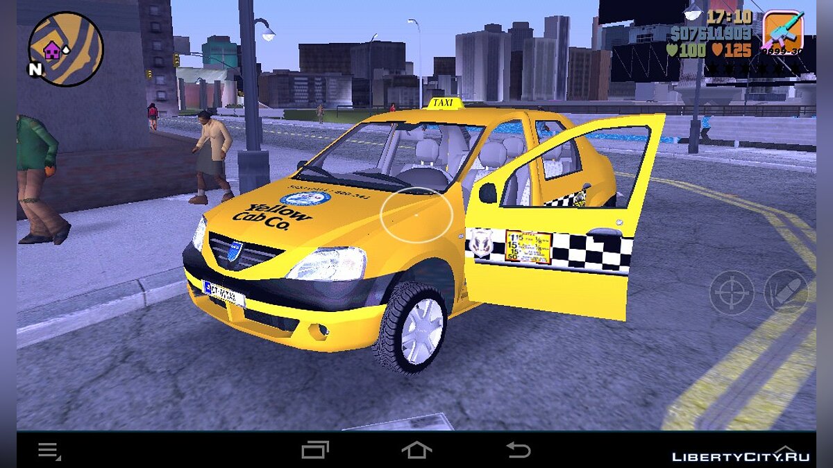 Скачать Renault (Dacia) Logan Такси для GTA 3