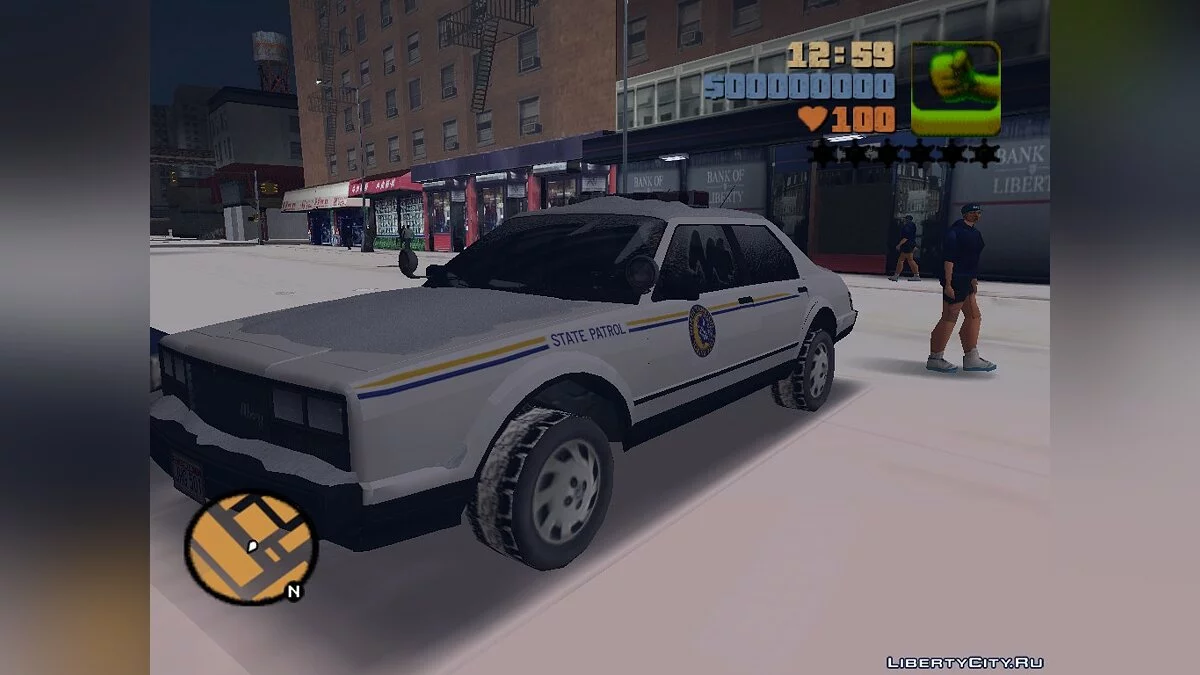 GTA 5 Esperanto Police (Для зимнего мода) / GTA 3