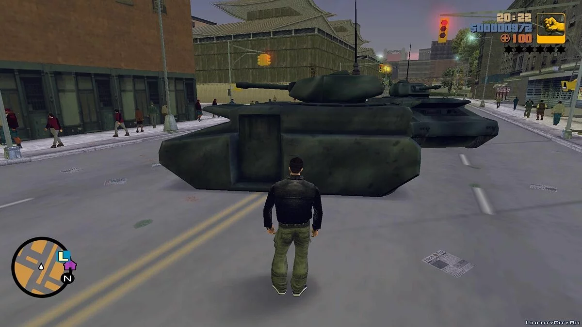 Улучшенный Танк / GTA 3