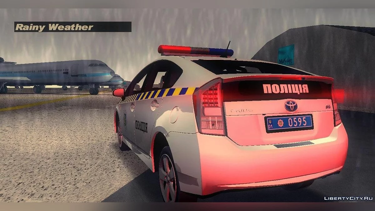 Toyota Prius Полиция Украины v1.4 / GTA 3