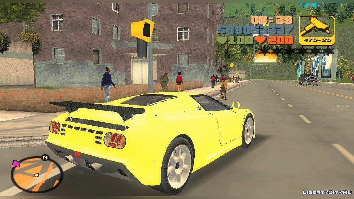 Bugatti EB110 SS 1992 / GTA 3