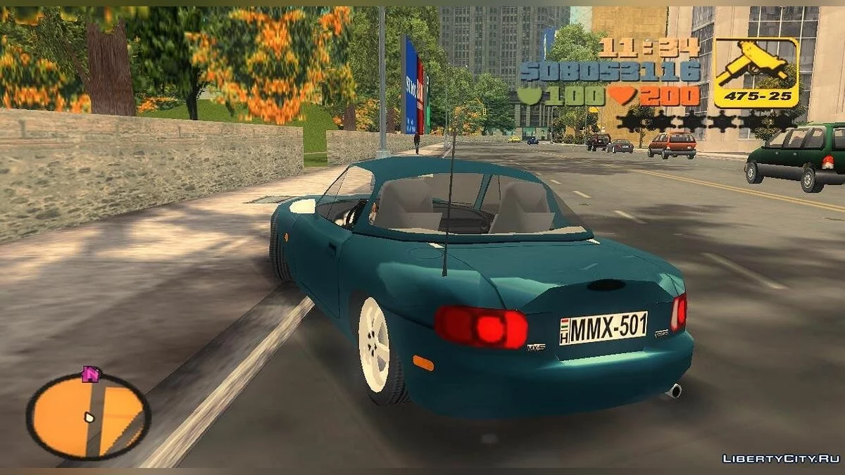 Mazda Miata MX5 / GTA 3