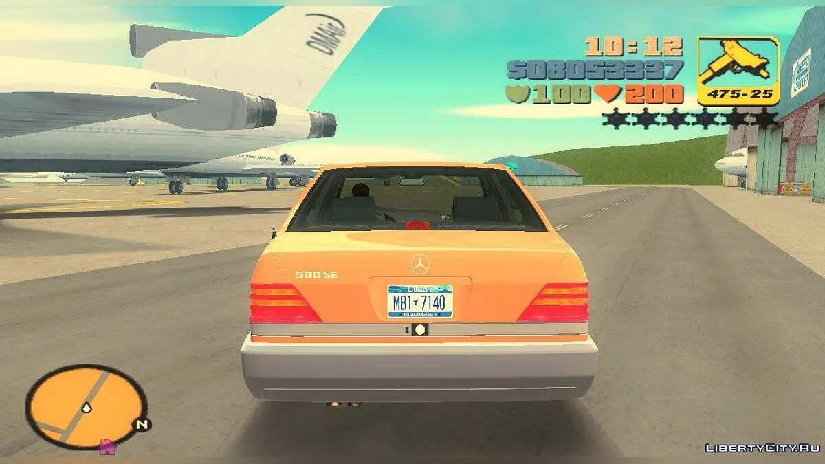 Mercedes-Benz 500SE W140 1991 / GTA 3