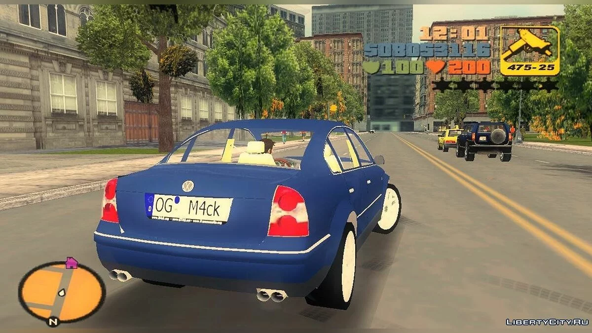 Volkswagen Passat W8 / GTA 3