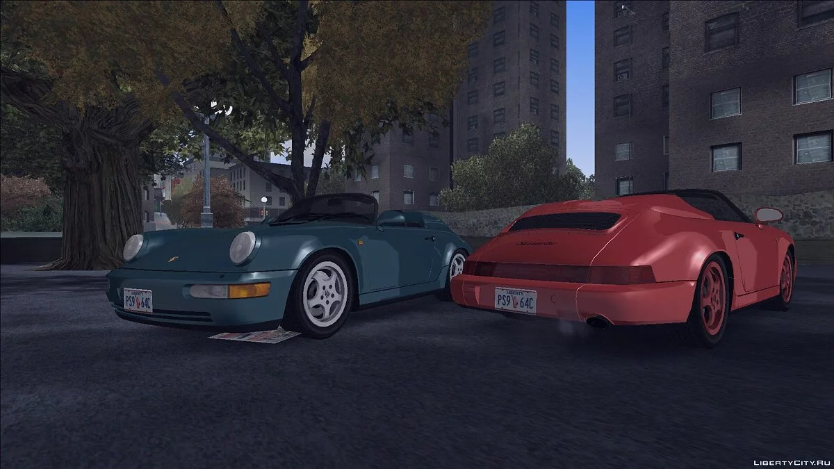 Porsche 911 Speedster Carrera 2 (964) 1992 / GTA 3