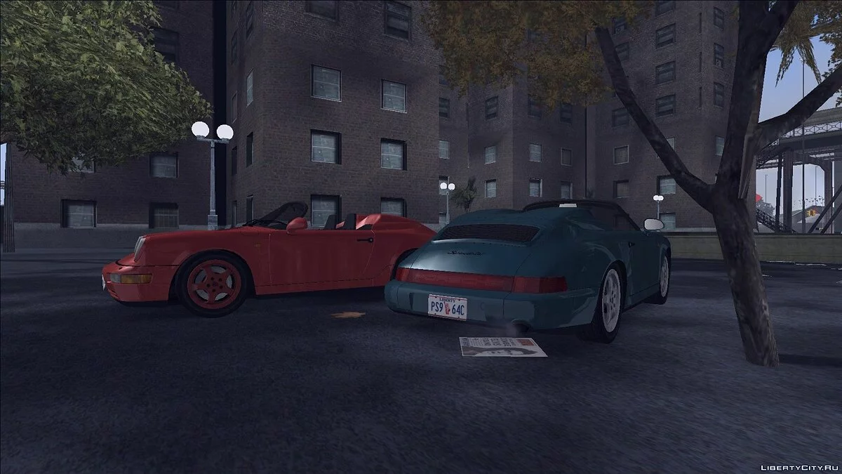 Porsche 911 Speedster Carrera 2 (964) 1992 / GTA 3