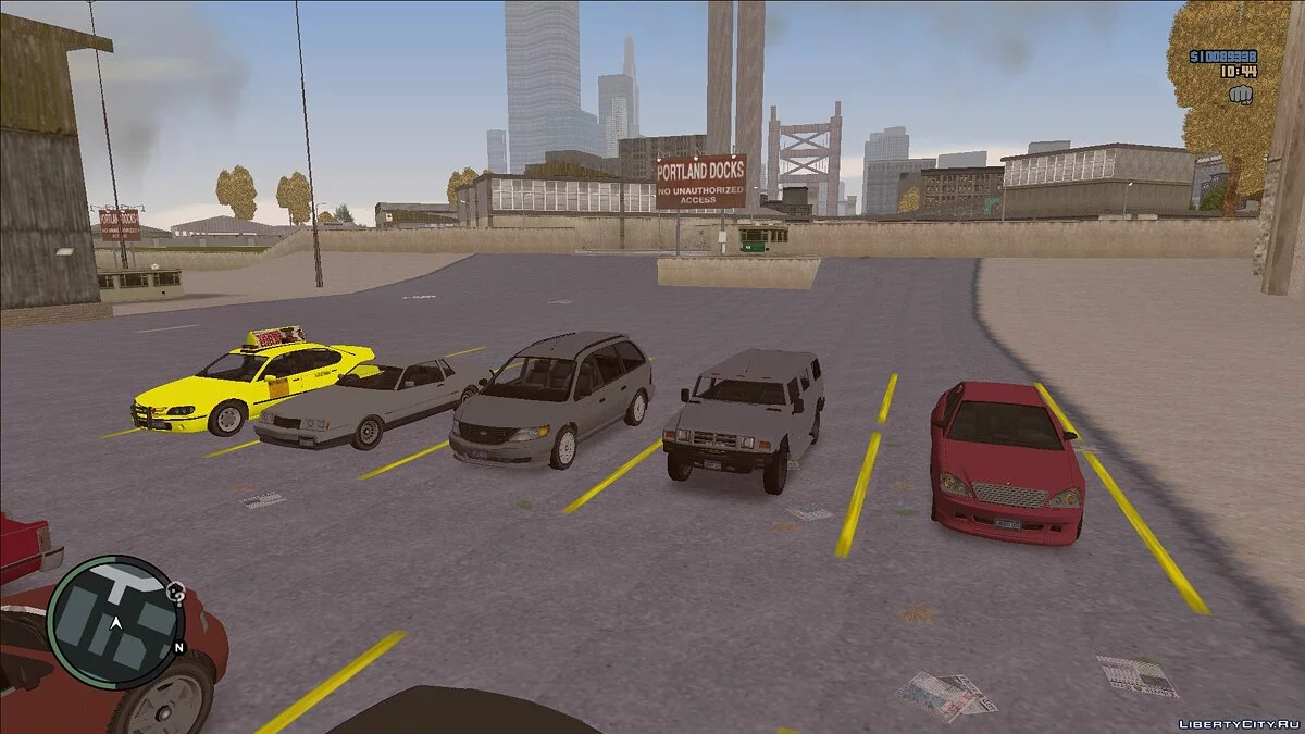 GTA IV Vehicles Pack for GTA III (beta) / GTA 3