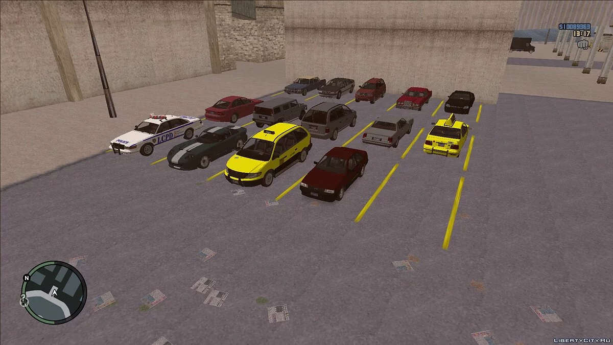 GTA IV Vehicles Pack for GTA III (beta) / GTA 3