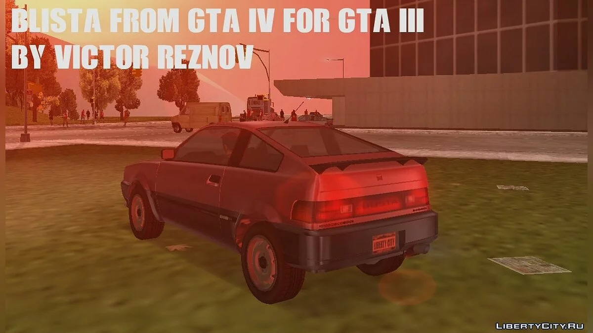 Blista from GTA IV for GTA III / GTA 3