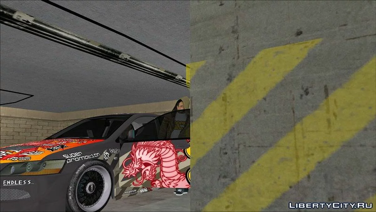 Mitsubishi Lancer Evolution 8 FQ400 / GTA 3