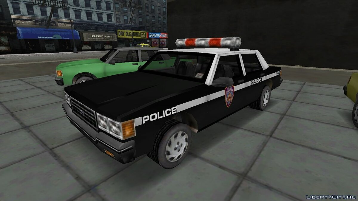 Замена машины Police (police.dff, police.dff) в GTA 3 (34 файла)