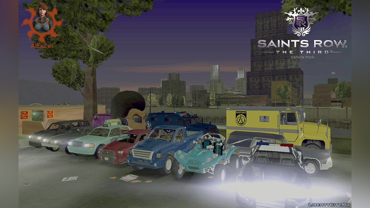 Скачать Saints Row The Third Vehicle Pack для GTA 3