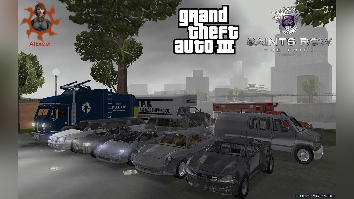 Скачать Saints Row The Third Vehicle Pack для GTA 3