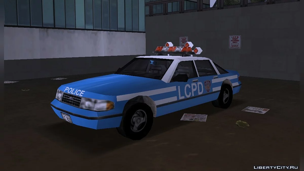 GTA 3: Beta Police car and Beta Taxi / GTA 3
