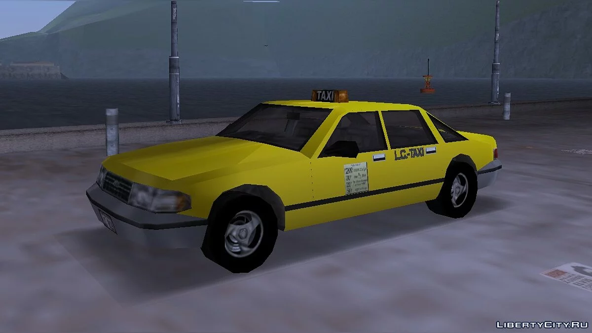 GTA 3: Beta Police car and Beta Taxi / GTA 3