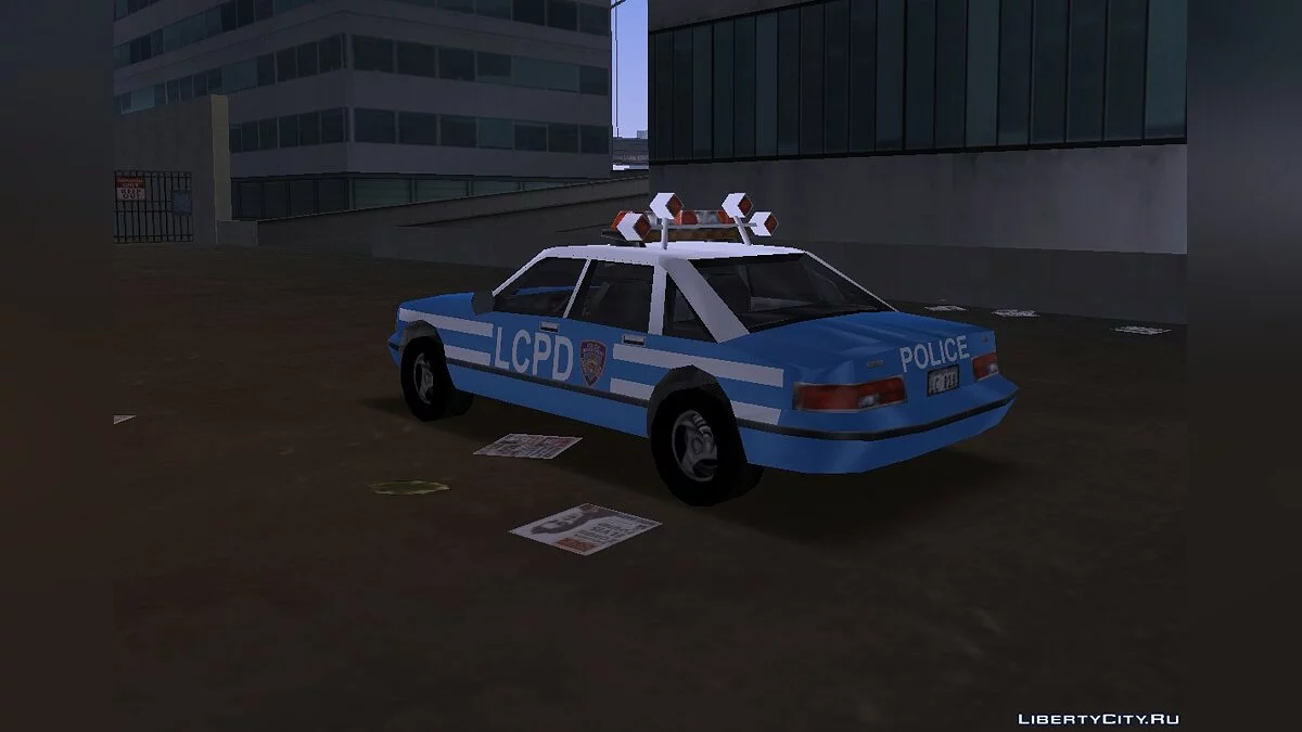 GTA 3: Beta Police car and Beta Taxi / GTA 3