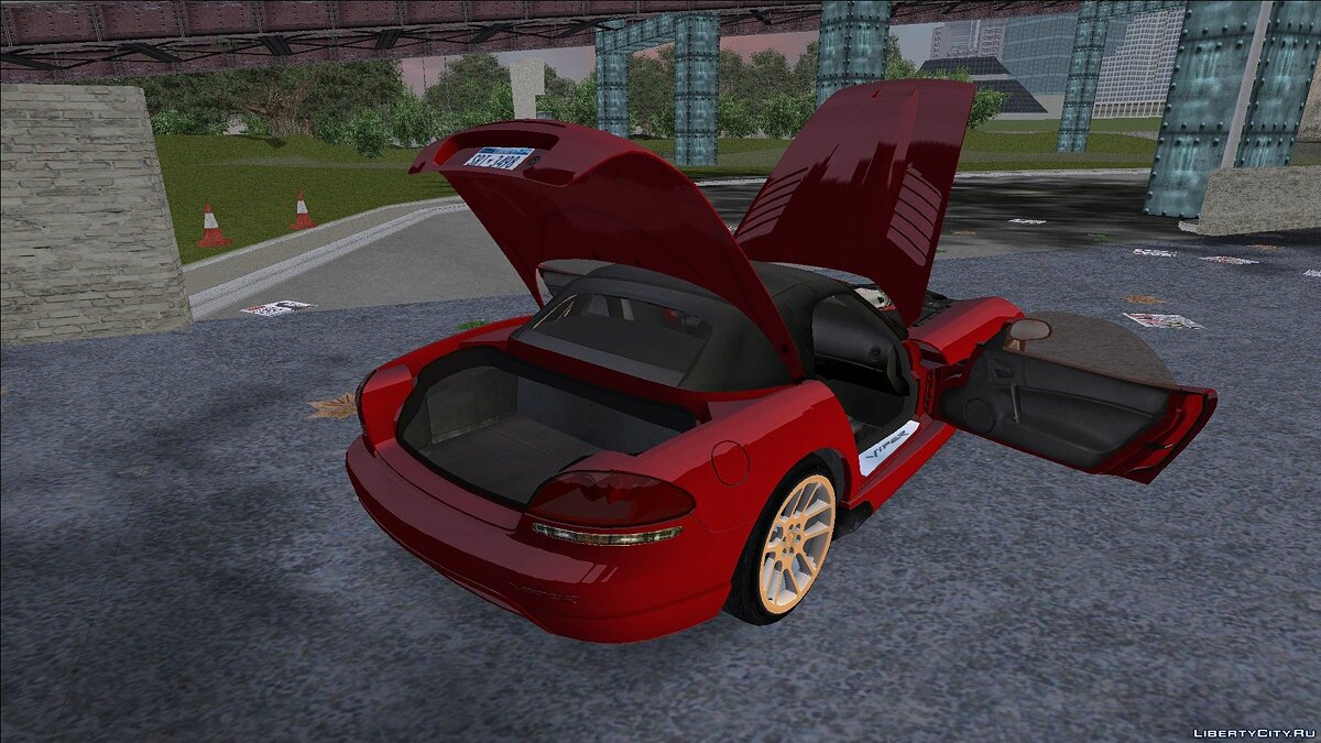 Скачать Dodge Viper SRT-10 2003 для GTA 3