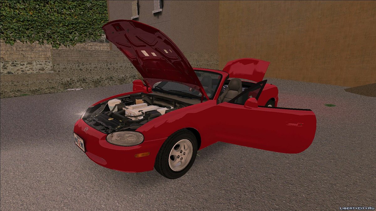 Mazda MX-5 Miata (NB1) (NA-Spec) 1999 for GTA 3 - Картинка #3