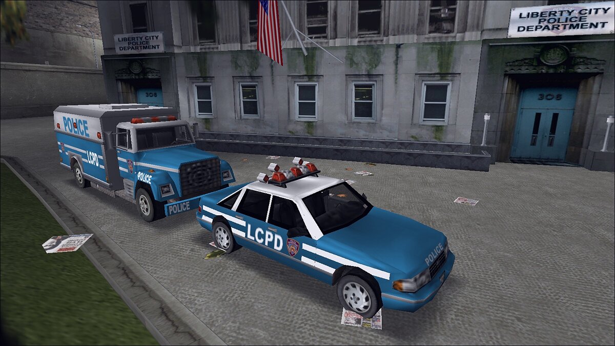 Замена машины Police (police.dff, police.dff) в GTA 3 (34 файла)