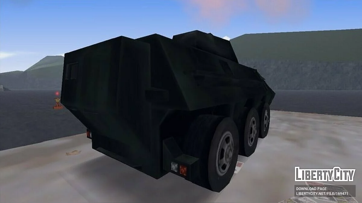 PHUQ-2 (Alpha tank) in final style / GTA 3