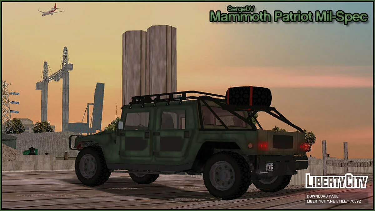 GTA 5 Mammoth Patriot военный / GTA 3