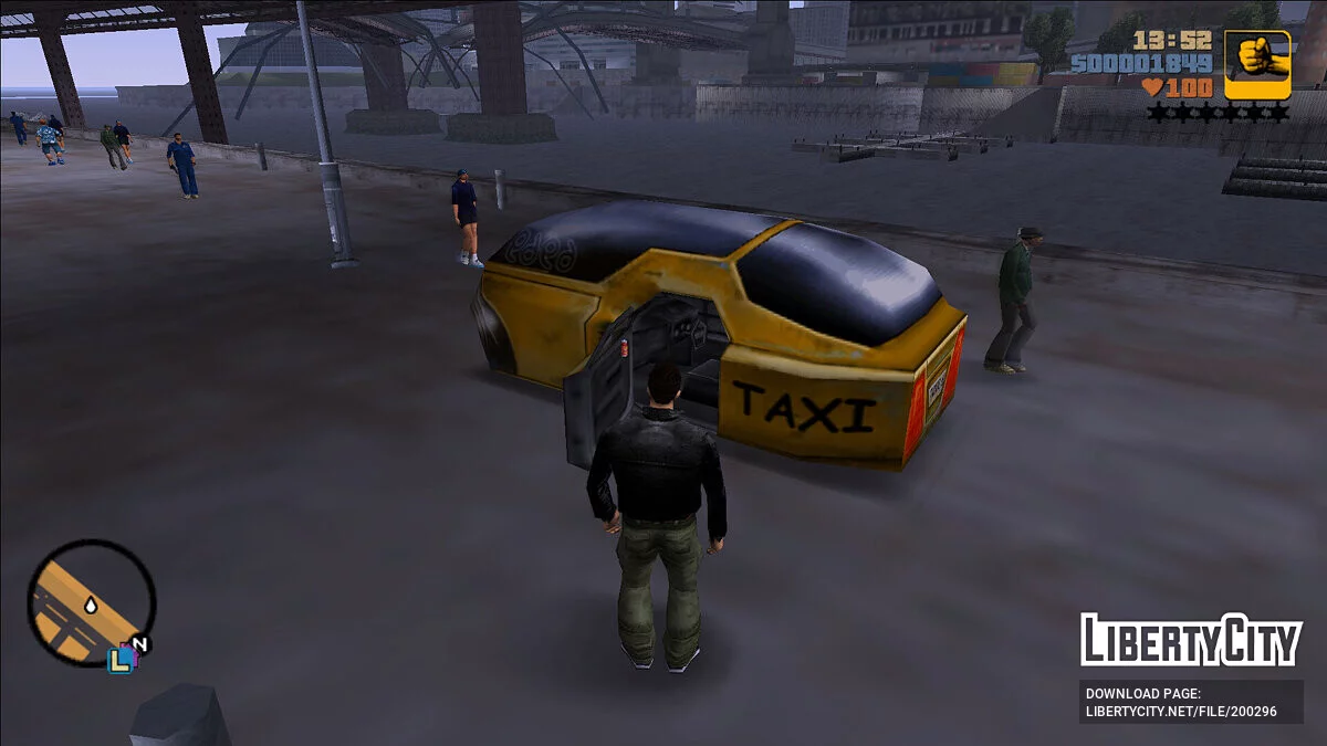 Такси из The Longest Journey / GTA 3