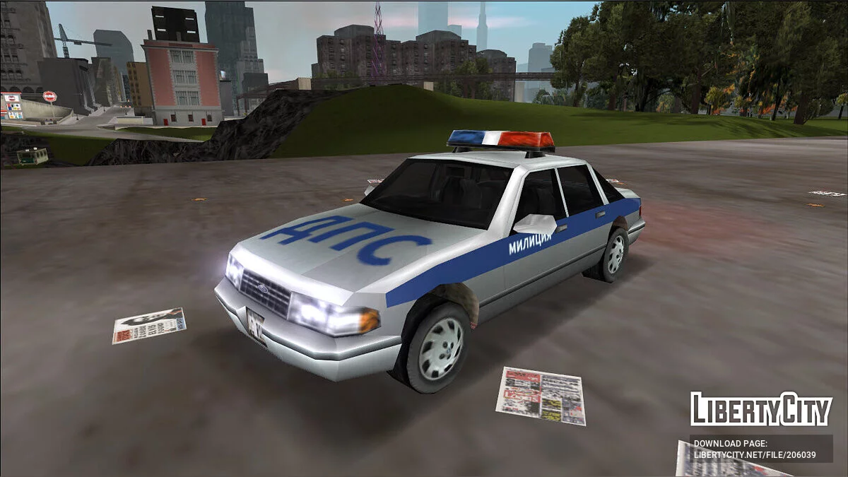 LCPD Cruiser - Милиция России / GTA 3