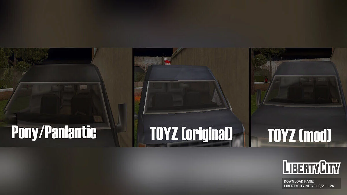 Исправление модели TOYZ / GTA 3