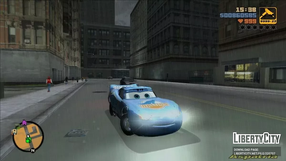 Диноко Маккуин и Маккуин из Радиатор-Спрингс / GTA 3