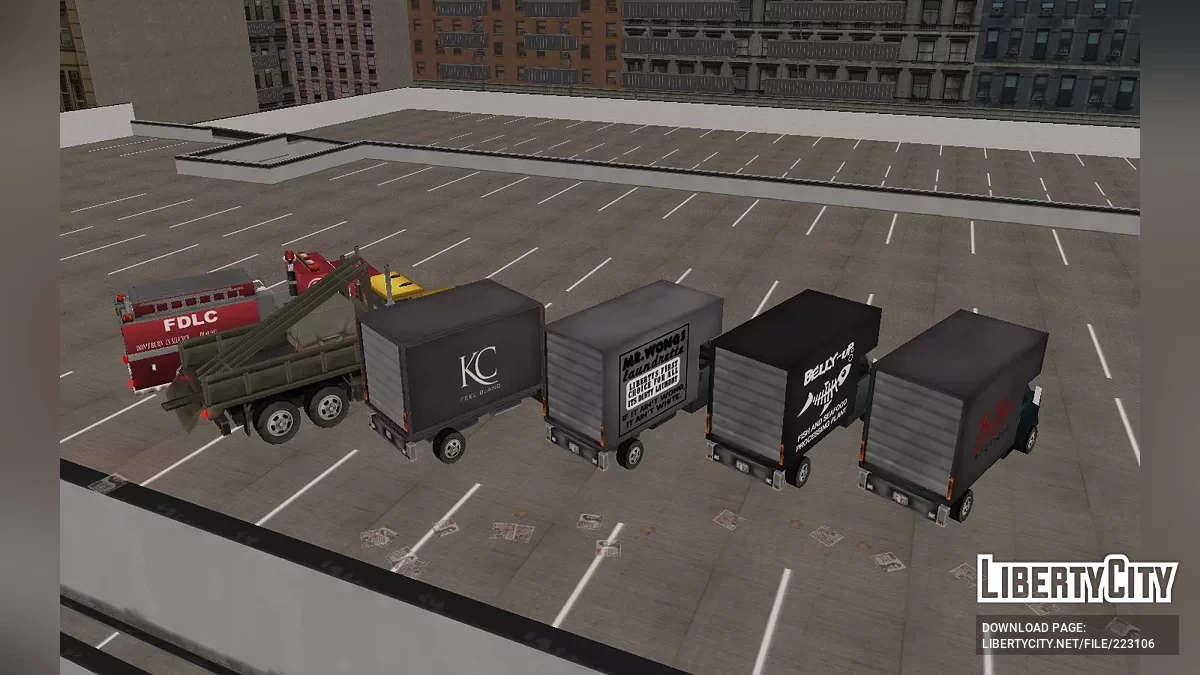 GTA LCS Cars Pack (+Beta) in GTA 3 Style / GTA 3