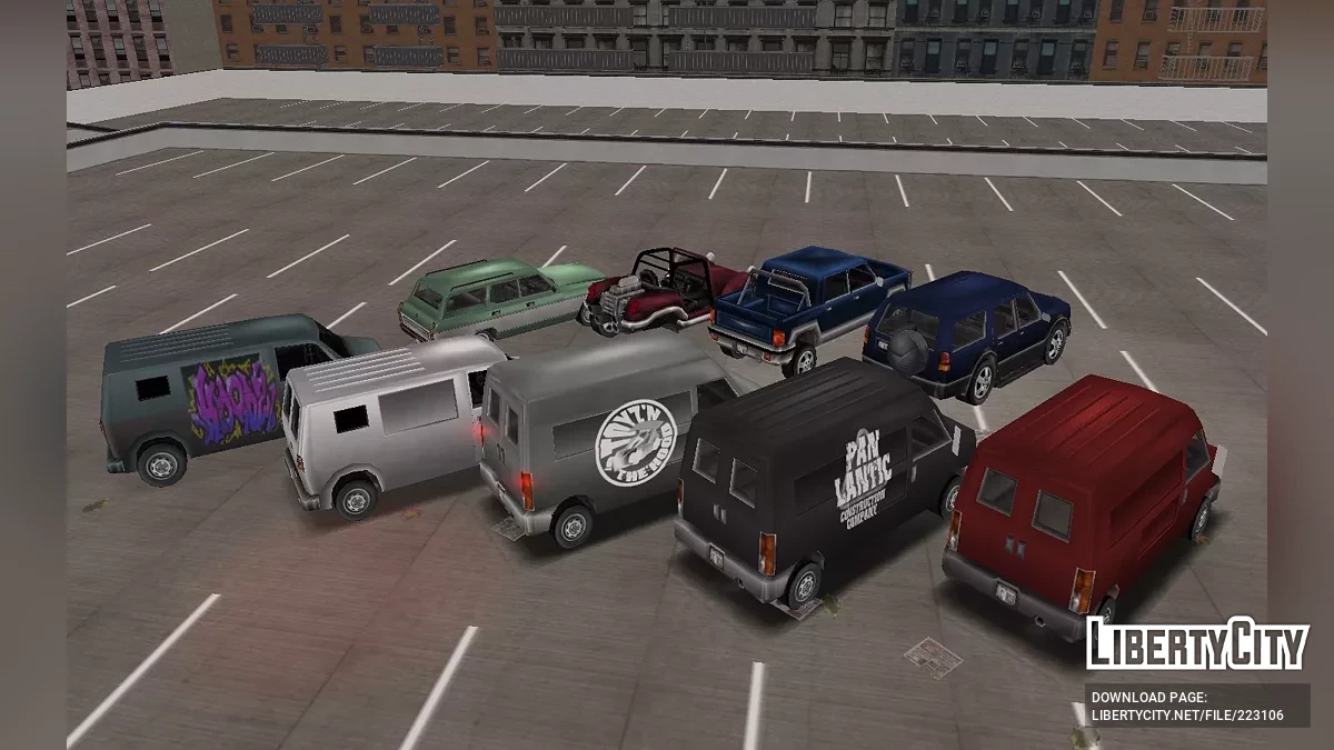 GTA LCS Cars Pack (+Beta) in GTA 3 Style / GTA 3