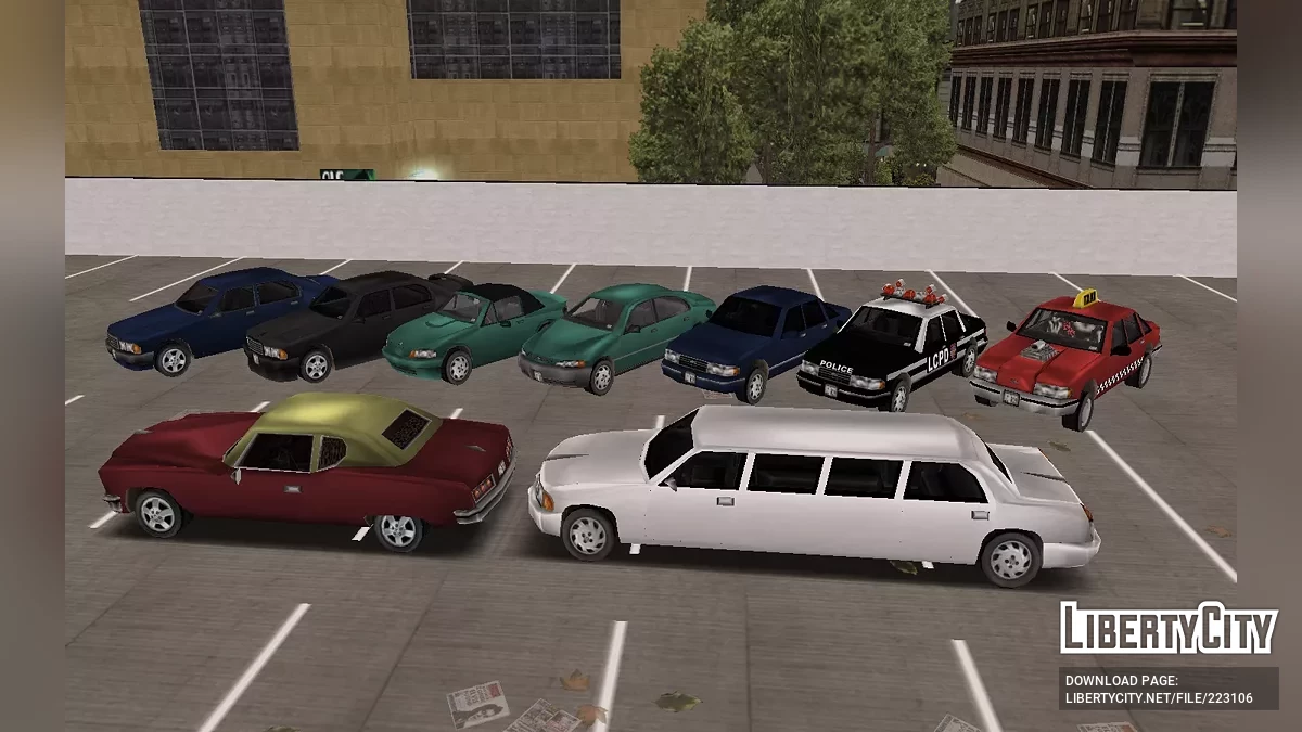 GTA LCS Cars Pack (+Beta) in GTA 3 Style / GTA 3