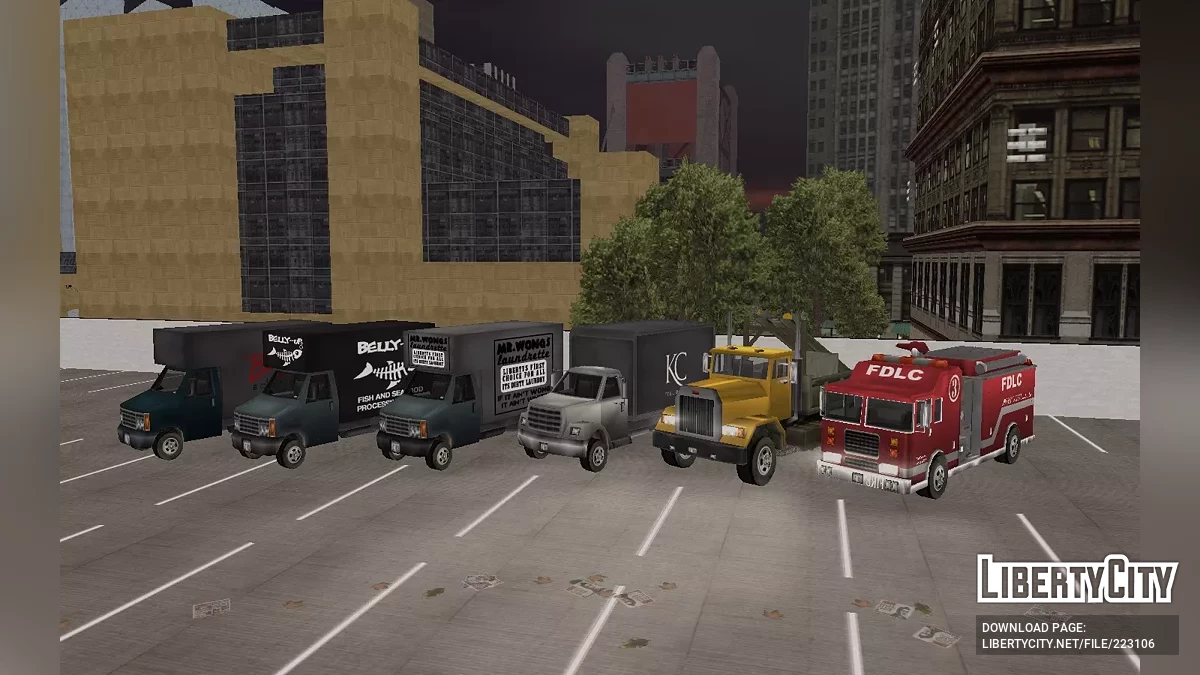 GTA LCS Cars Pack (+Beta) in GTA 3 Style / GTA 3