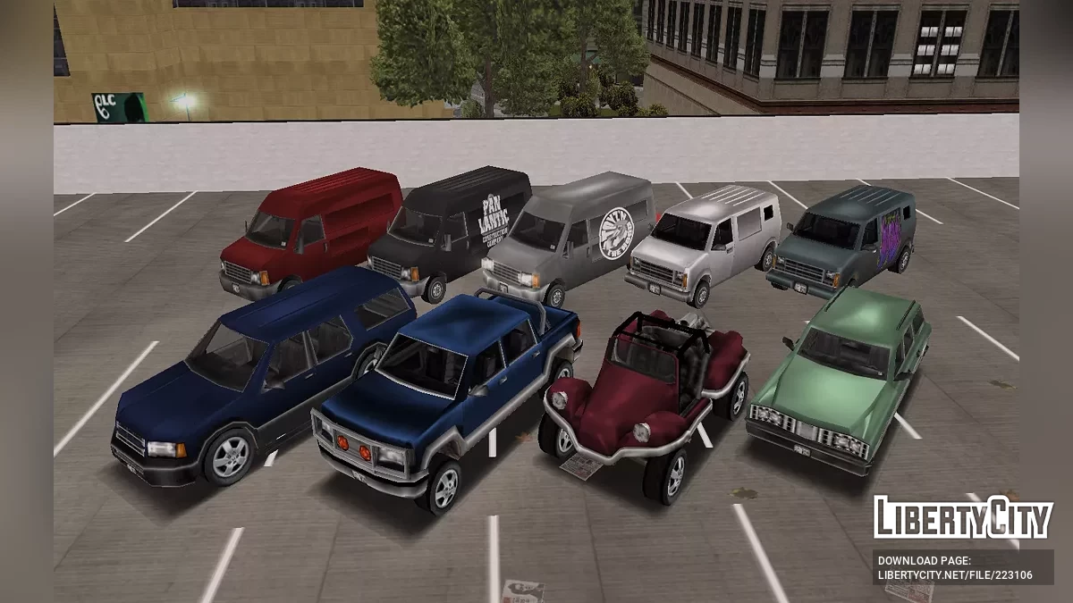 GTA LCS Cars Pack (+Beta) in GTA 3 Style / GTA 3