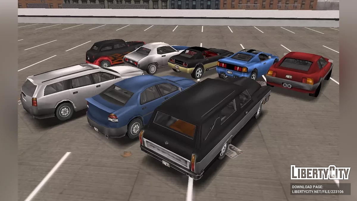 GTA LCS Cars Pack (+Beta) in GTA 3 Style / GTA 3