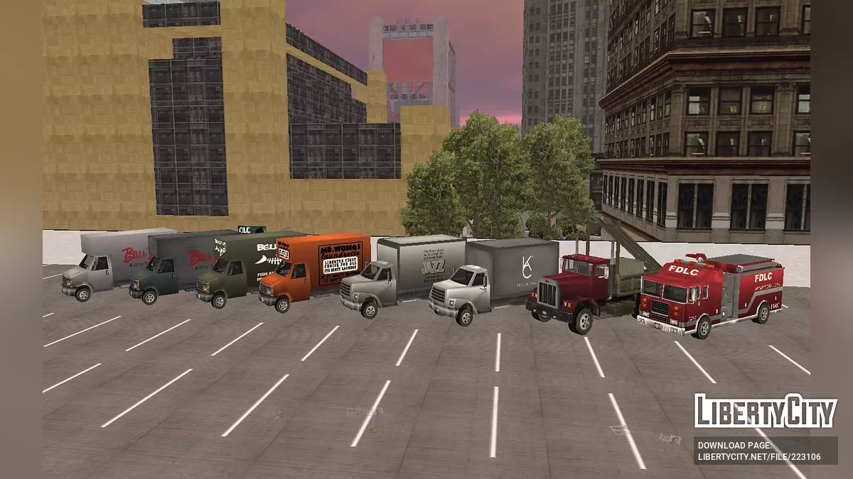 GTA LCS Cars Pack (+Beta) in GTA 3 Style / GTA 3