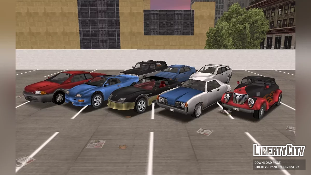 GTA LCS Cars Pack (+Beta) in GTA 3 Style / GTA 3