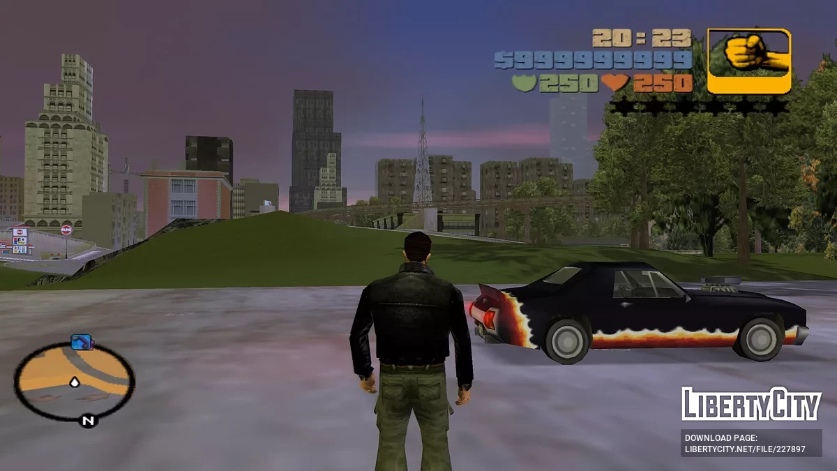 Обновленный Diablo Stallion / GTA 3