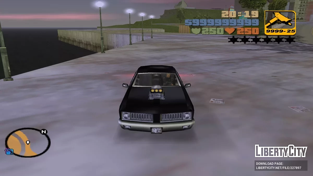 Обновленный Diablo Stallion / GTA 3