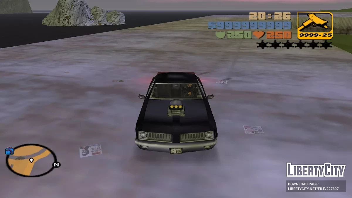 Обновленный Diablo Stallion / GTA 3