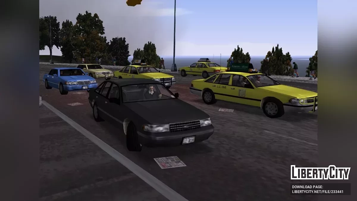 Эхо Крузер 1997 (Пак, III Такси, Полицейская Ремейк) / GTA 3