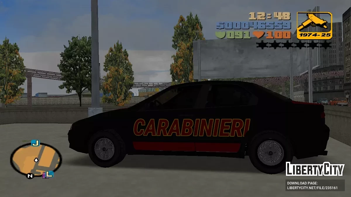 Альфа Ромео 156 Полиция и Жандармерия / GTA 3