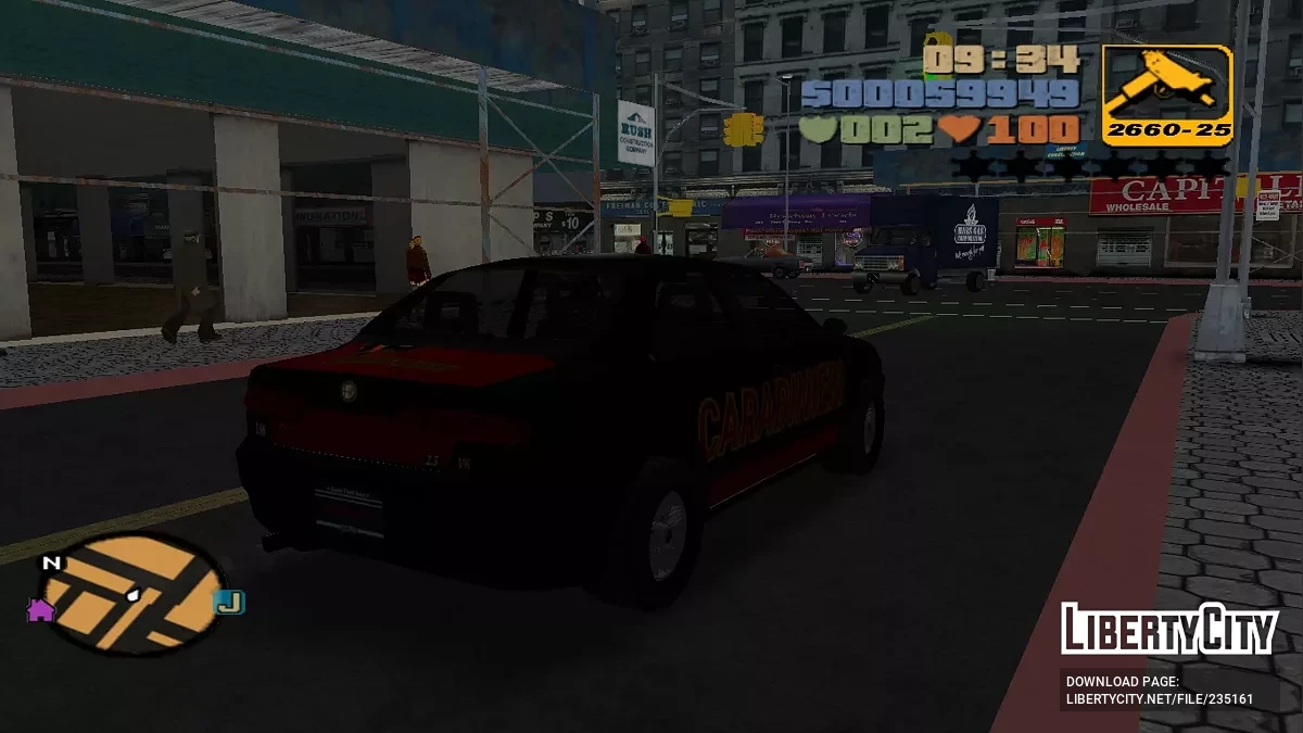 Альфа Ромео 156 Полиция и Жандармерия / GTA 3