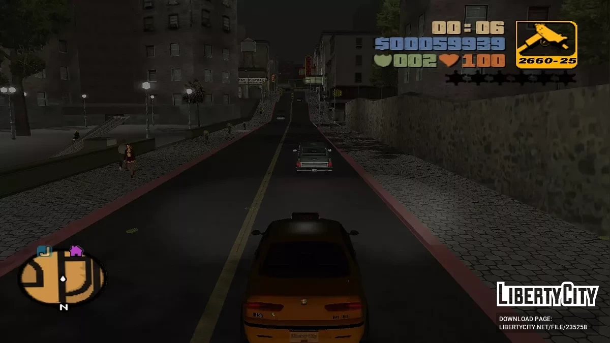 Альфа Ромео 156 Такси / GTA 3