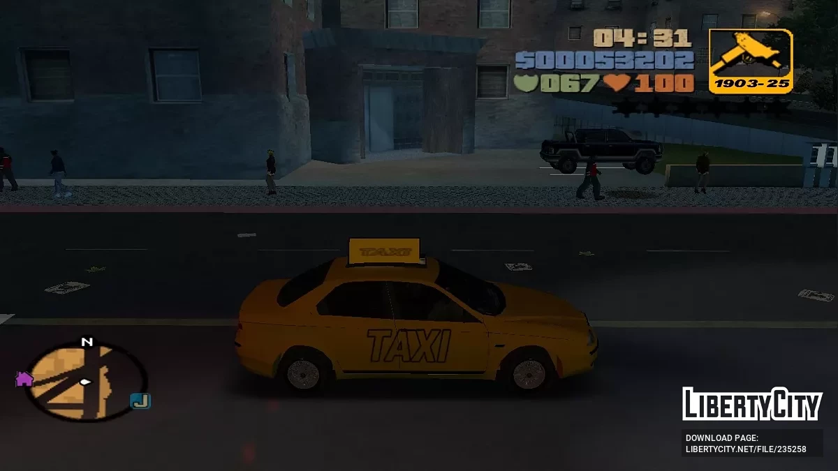 Альфа Ромео 156 Такси / GTA 3