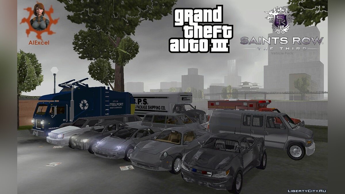 Saints Row The Third Vehicle Pack для GTA 3 - Картинка #1
