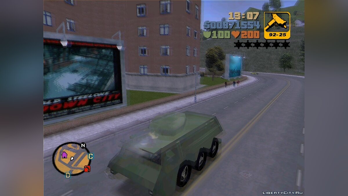 Beta APC Tank From Leaked Screen for GTA 3 - Картинка #4